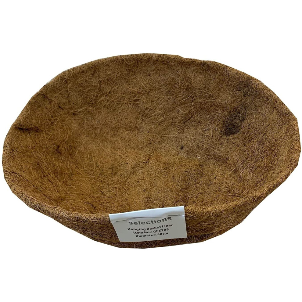 Selections Coco Hanging Basket Planter Liner (40Cm) 40Cm