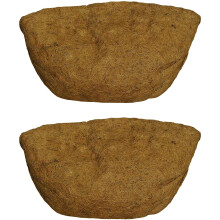 Pack of 2 Coco Wall Basket Planter Liner (60cm)