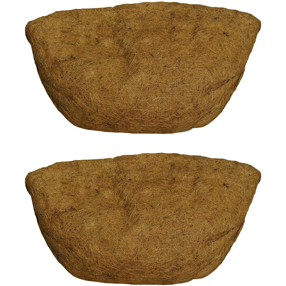 Pack of 2 Coco Wall Basket Planter Liner (60cm)