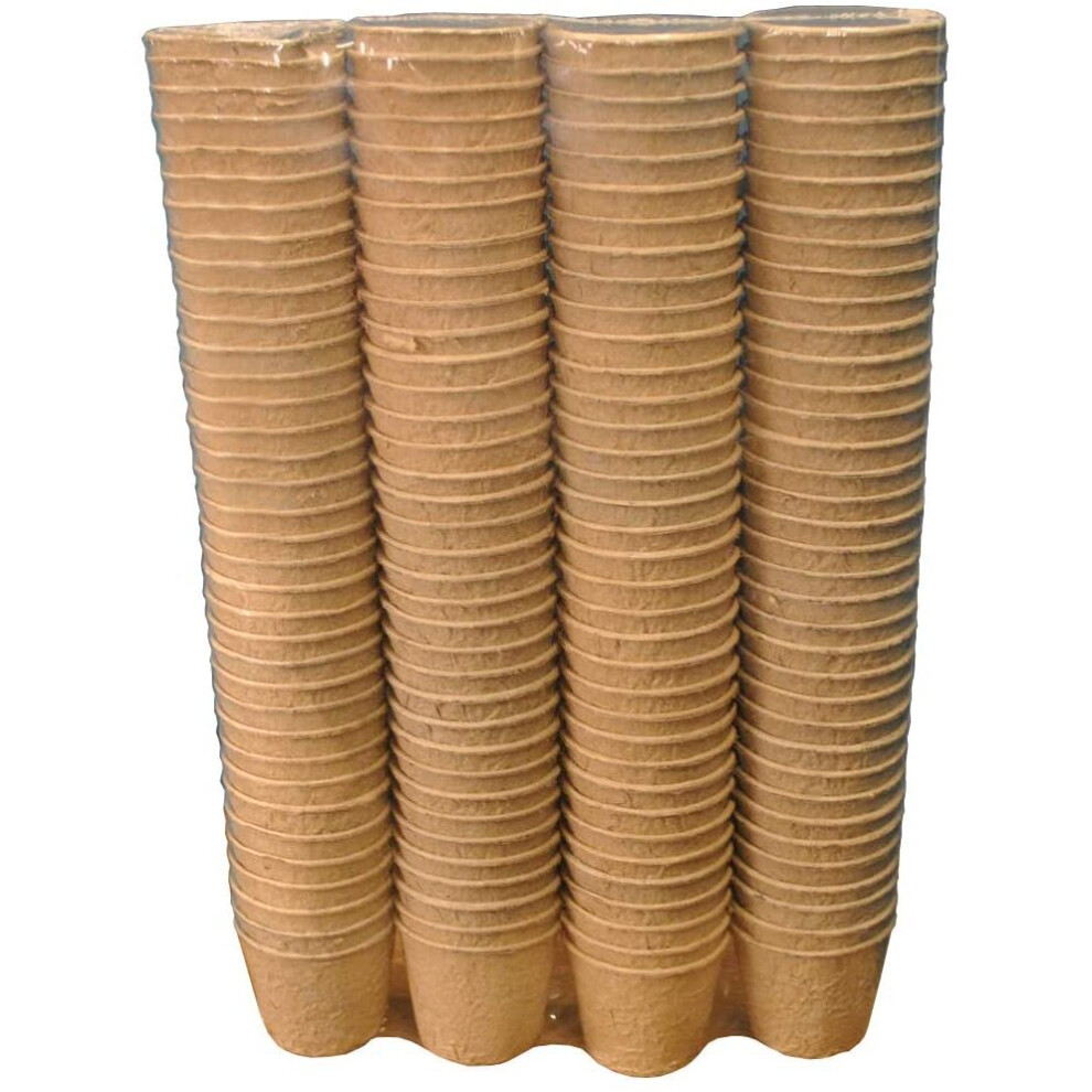 Selections 144 X 5Cm Eco Round Fibre Biodegradable And Compostable Plant Pots