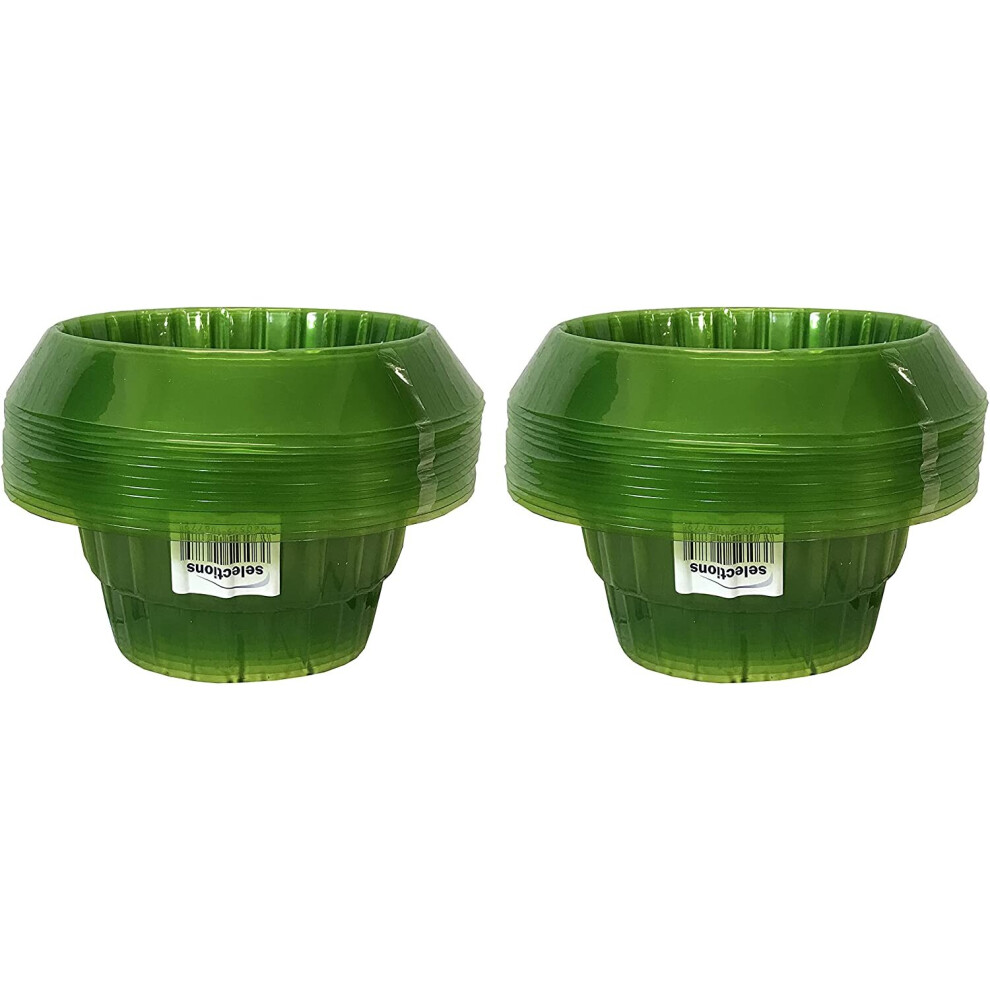 Selections Plastic Slug & Snail Plant Protection Collars (Pack Of 24)