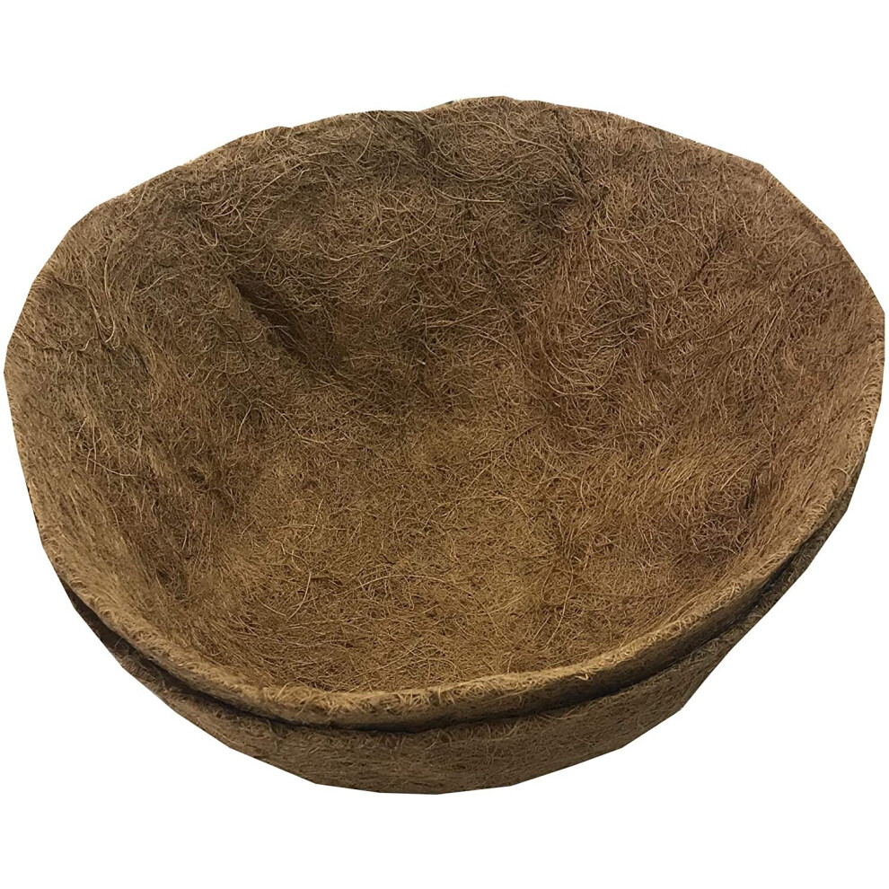 Pack of 2 Round Coco Hanging Basket Planter Liner (40cm)