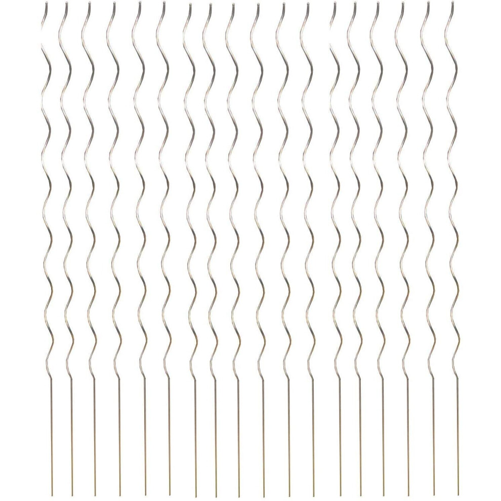 Tomato Spiral Climbing Plant Support Metal Stakes Set of 18 (1.6m)