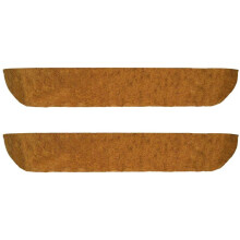 Pack of 2 Extra Deep Coco Wall Garden Planter Liners (120cm)