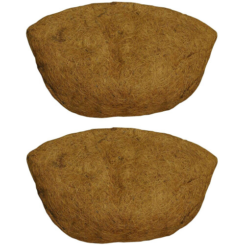 Selections Pack of 2 Coco Wall Basket Garden Planter Liners (50cm)