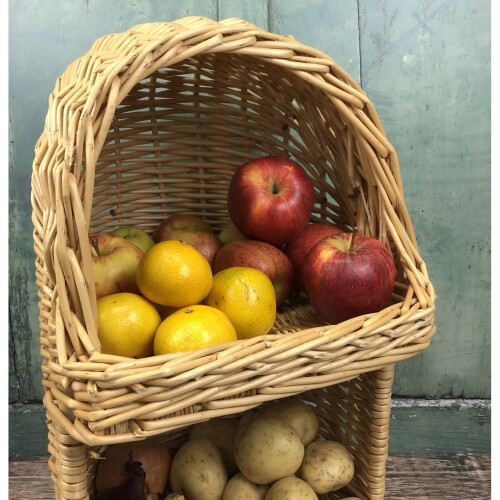 Selections Wicker Willow Vegetable & Fruit Storage Basket 2