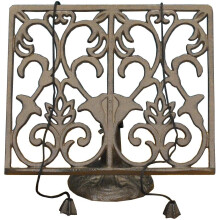 Cast Iron Floral Cookbook Stand