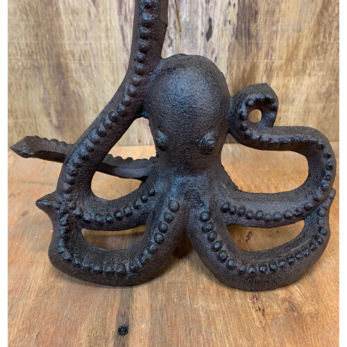 Selections Octopus Novelty Loo Roll Holder in Cast Iron 2