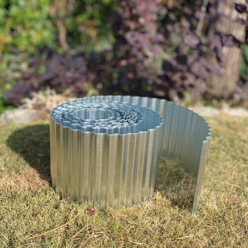 Selections Galvanised Steel Lawn Edging Roll (16.5cm x 5m) 2