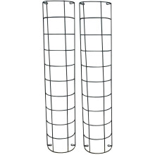 Metal Tube Trellis Semi Circular for Drainpipes (Set of 2)