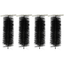Set of 4 Black Drain & Gutter Downpipe Leaf Guard Plugs (30cm)