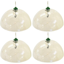 Squirrel Proof Baffle Protection for Wild Bird Feeders (Set of 4)