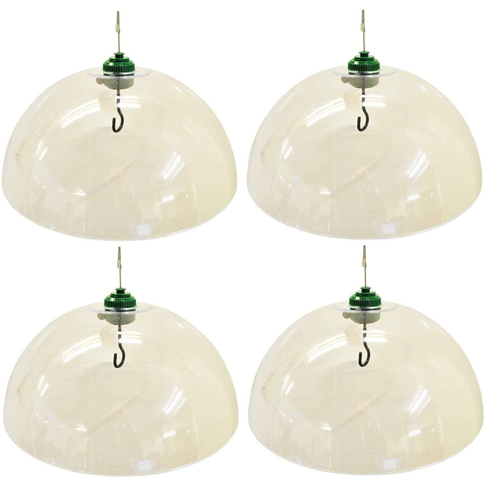 Squirrel Proof Baffle Protection for Wild Bird Feeders (Set of 4)