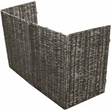 Willow Wheelie Bin Screen (Triple)