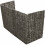 Selections Willow Wheelie Bin Screen (Triple) 1