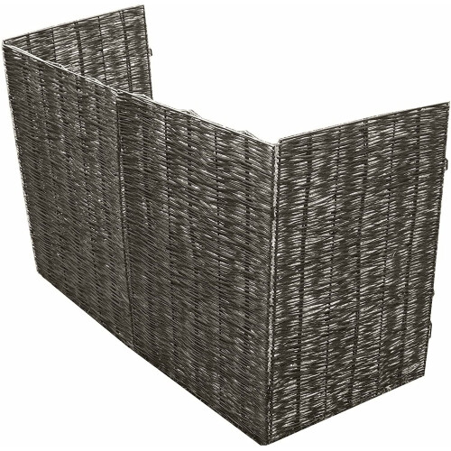 Selections Willow Wheelie Bin Screen (Triple)