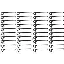 Gutter Brush Leaf Guard Fixing Clips (Pack of 40)