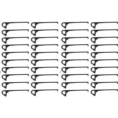 Gutter Brush Leaf Guard Fixing Clips (Pack of 40)