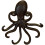 Selections Octopus Wall Hook Rack in Cast Iron 1
