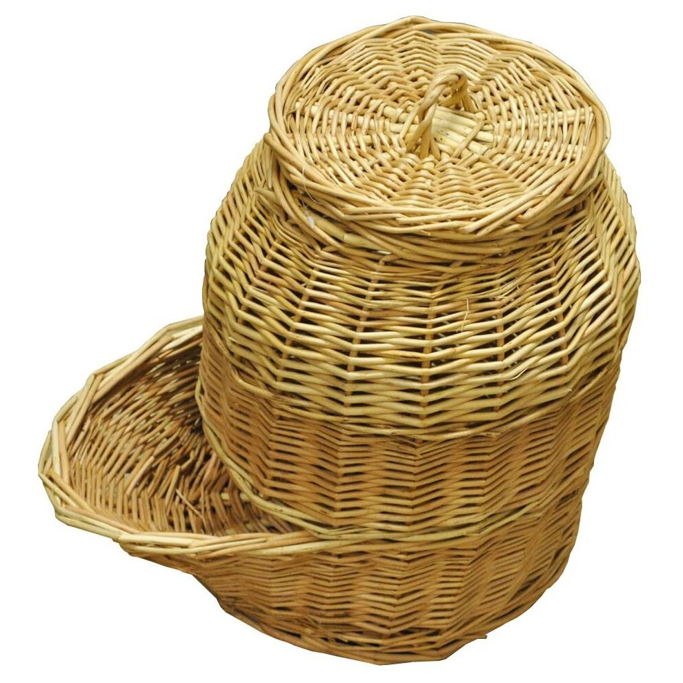 Wicker Willow Onion Hopper Kitchen Storage