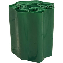 Green Plastic Garden Lawn Edging (9m x 15cm Roll)