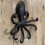 Selections Octopus Wall Hook Rack in Cast Iron 2