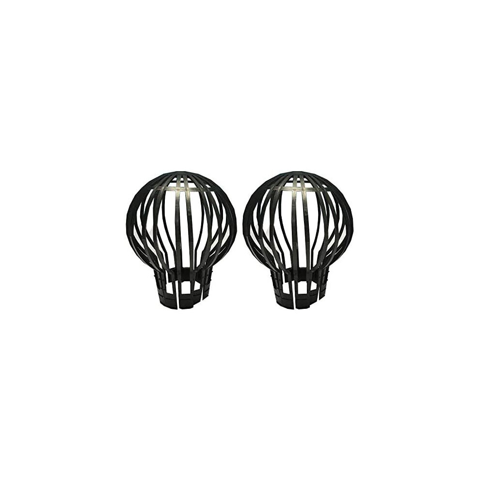 Gutter Downpipe Filter Guard Leaf and Debris Protection (Set of 2)