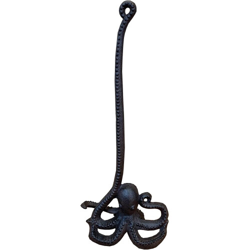 Selections Octopus Novelty Loo Roll Holder in Cast Iron