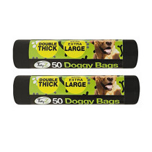 (100 Bags) TidyZ Extra Strong Doggy Bags XL 50 Pack
