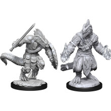 WizKids D&D Nolzur's Marvelous Minis: W15 Ödlefolk Barbarian & Präst
