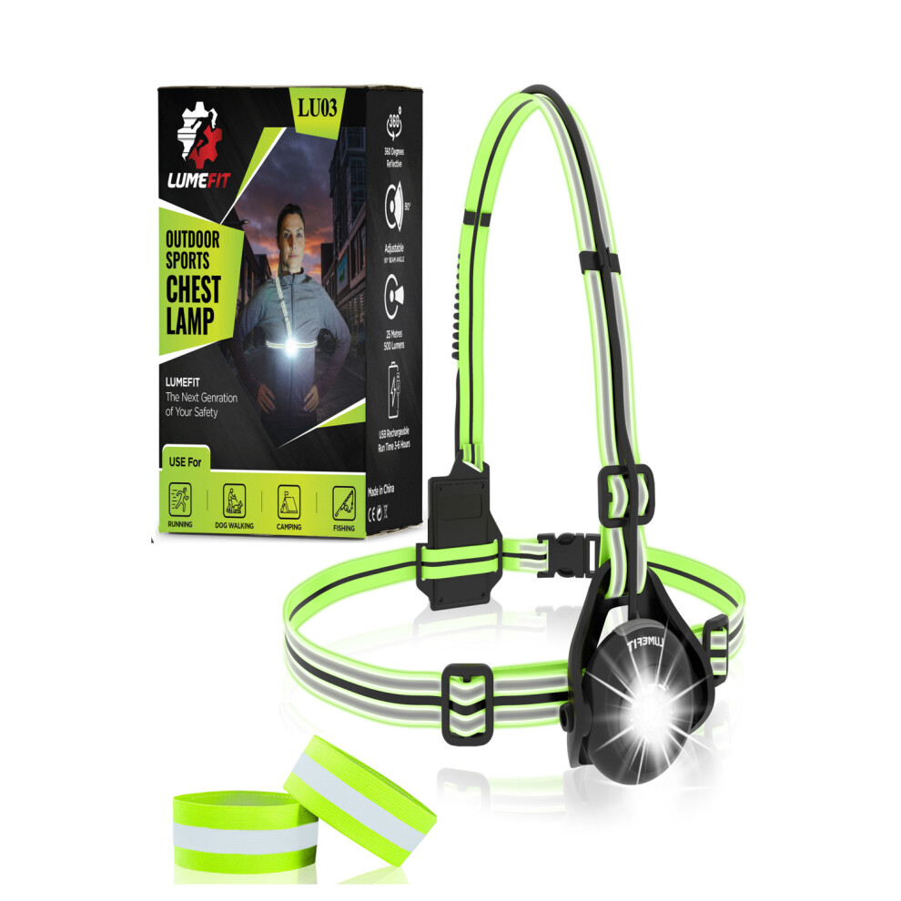 LUMEFIT Run Light, Running Light for Runners USB Rechargeable