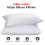 (PACK OF 6) Stripe Luxury Quilted Soft Bounce Back Pillows 4