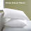 (PACK OF 6) Stripe Luxury Quilted Soft Bounce Back Pillows 5