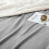 Imperial Rooms (Grey, Double (200 x 200 cm)) Plain Duvet Quilt Cover 3PC Reversible Bedding Set 7