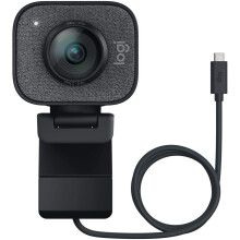 Logitech StreamCam Web Camera, 1080P HD 60fps Streaming Webcam with USB-C and Built-in Microphone, Graphite - Black