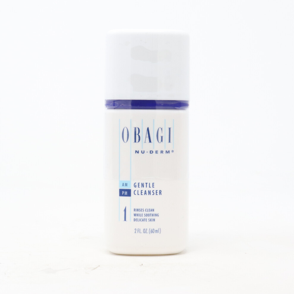 Obagi Nu-Derm Gentle Cleanser 1 2Oz/60Ml New