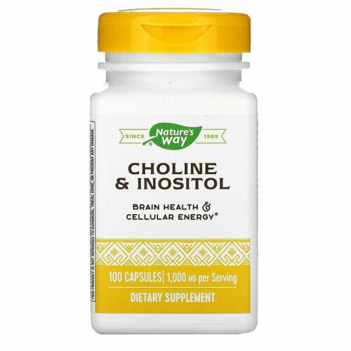 Nature's Way, Colina e Inositol, 100 Capsule