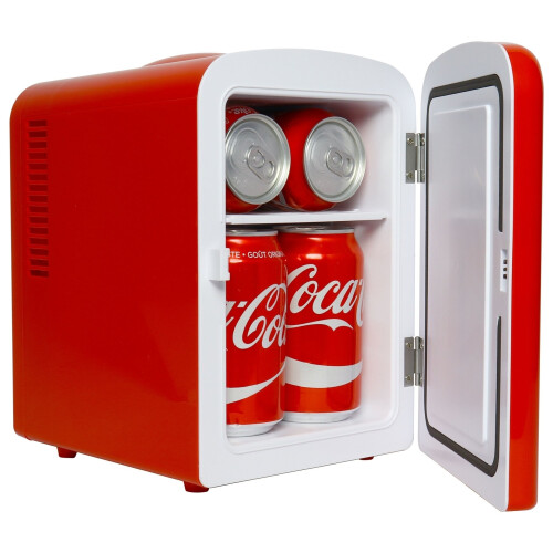 Coca Cola Coke Mini Fridge For Bedrooms 4L Small Fridge 6 Can Table Top Fridge 1