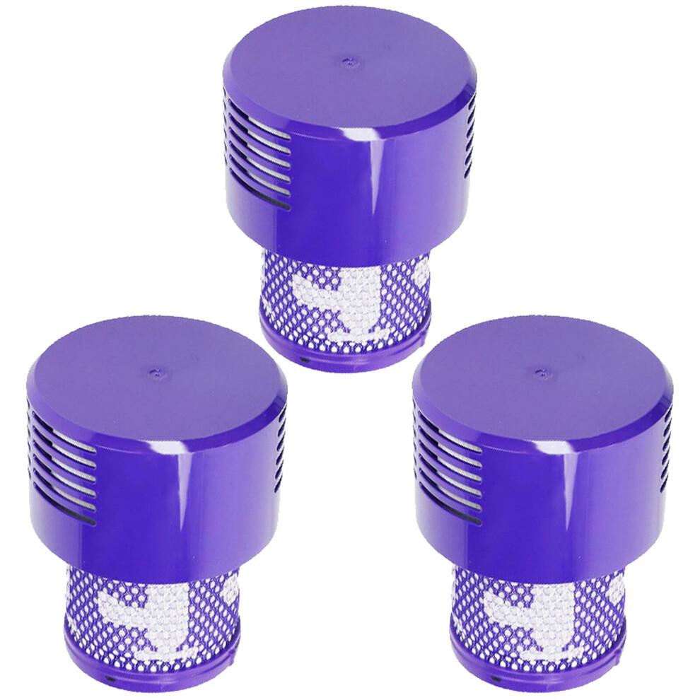 Spares2go Vacuum Filter For Dyson V10 Sv12 Cyclone Cordless (, Pack Of 3 Filters) Blue