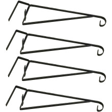 Hanging Basket Brackets for Wooden Fence Panels (Set of 4)