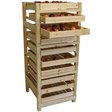 Traditional Wooden Apple Storage Rack (10 Drawer)