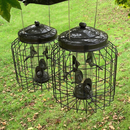 Selections Heavy Duty Squirrel Proof Hanging Bird Seed Feeder (Set of 2) 1