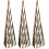 Selections Set of 3 Expanding Willow Garden Obelisks (1.2m) 1