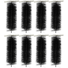 Set of 8 Black Drain & Gutter Downpipe Leaf Guard Plugs (30cm)