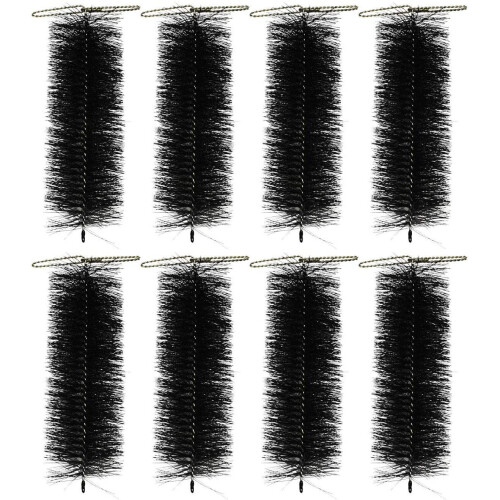 Selections Set of 8 Black Drain & Gutter Downpipe Leaf Guard Plugs (30cm)