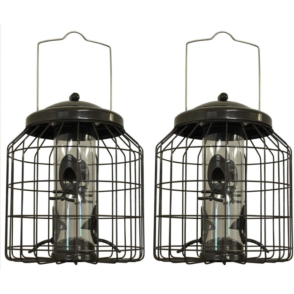 Selections Heavy Duty Squirrel Proof Hanging Bird Seed Feeder (Set Of 2)