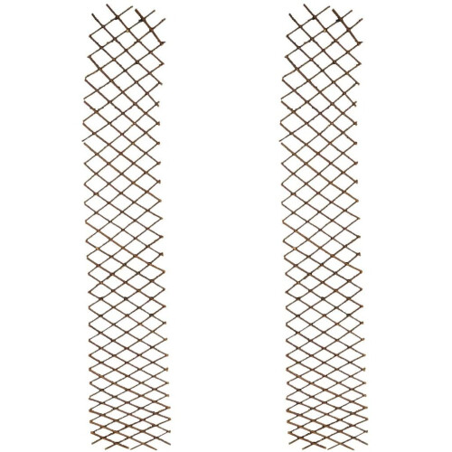 Selections Set of 2 Expanding Willow Trellis (180cm x 30cm)