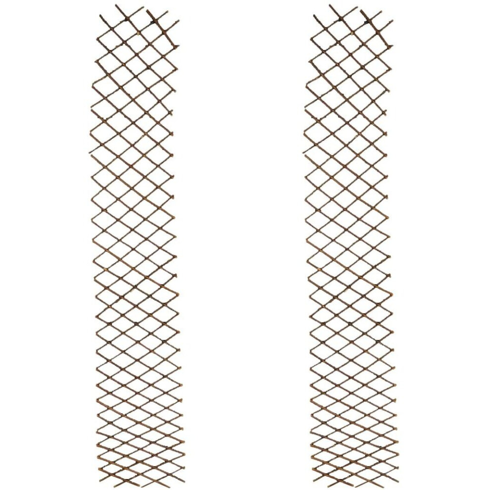 Selections Set Of 2 Expanding Willow Trellis (180Cm X 30Cm)