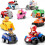9-in-1 paw patrol pull back car children's pull back team toy set 12