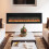 Living And Home 70 Inch LED Electric Fireplace Insert/Free Standing Wall Fire Heater 3